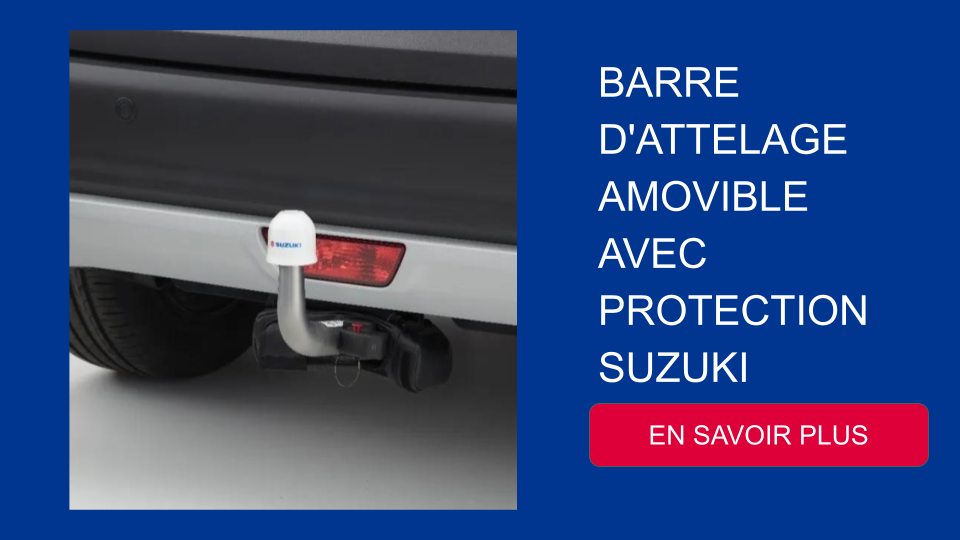 BARRE D'ATTELAGE AMOVIBLE AVEC PROTECTION SUZUKI